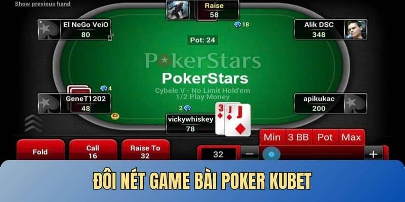 Đôi nét game bài Poker KUBET