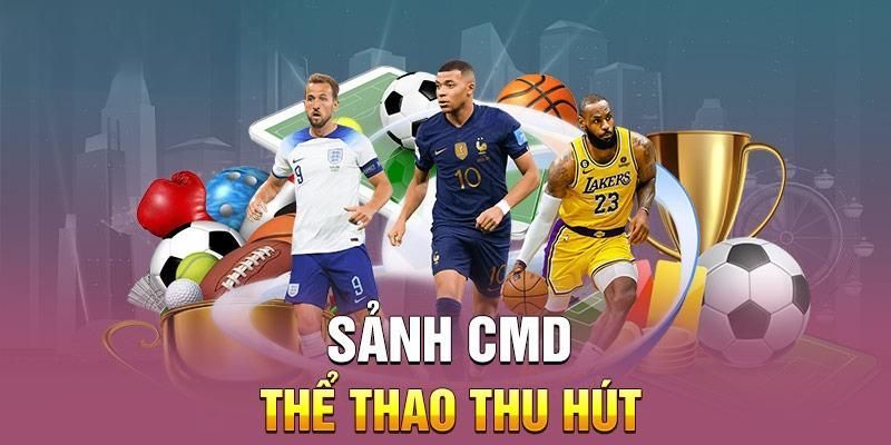 Sảnh chơi CMD thể thao hấp dẫn, thu hút nhiều người